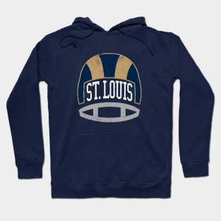 St Louis Retro Helmet - Navy Hoodie